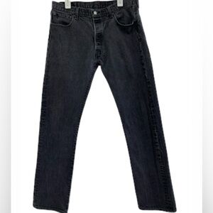 Levi’s 501’s Classic Black Jeans Men's Actual Size 34x31 (Tag Reads As 36x34)
